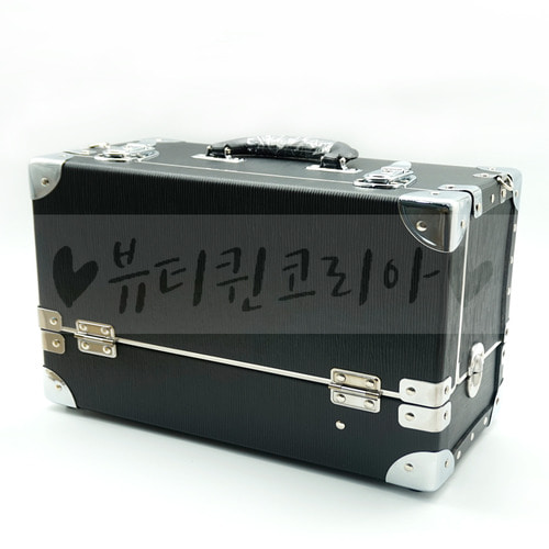 3단 블랙 메이크업 박스 / 메이크업 가방