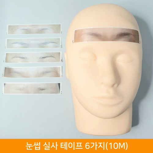 눈썹 디자인 실사 테이프 / 반영구 눈썹 연습(10M)
